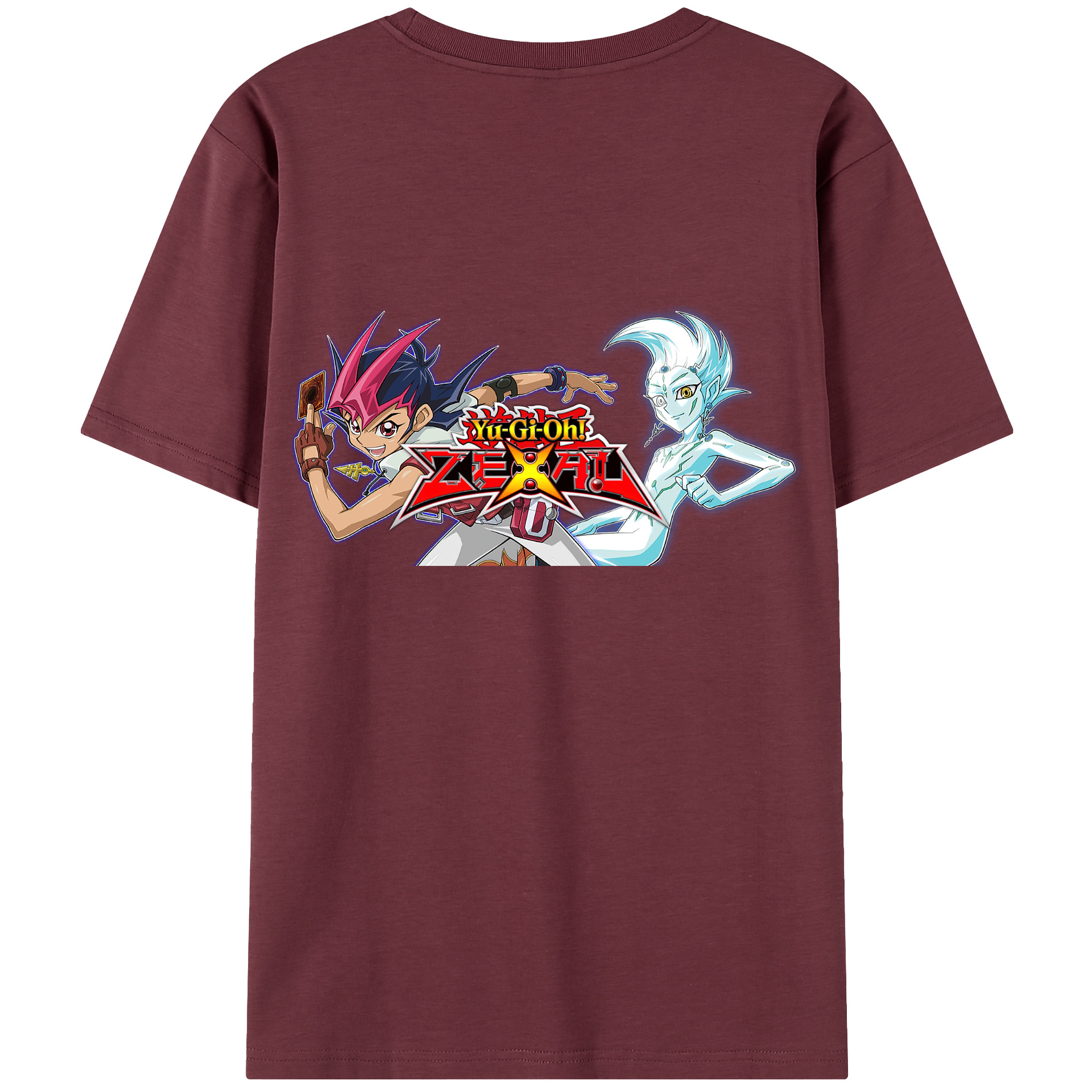 （画像用） 遊☆戯☆王 Yu-Gi-Oh! 綿100％半袖Tシャツ（背面プリント）